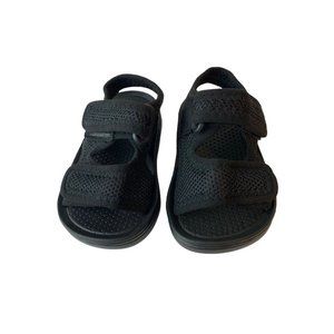 1.5 Toddler Boy's Black Adjustable Sport Sandals Cheerful Mario New